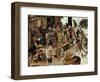 The Payment of the Tithe, or the Census at Bethlehem, Detail, after 1566-Pieter Brueghel the Younger-Framed Giclee Print