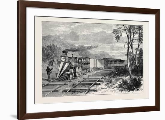 The Peabody Train, 1870-null-Framed Giclee Print