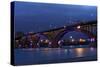 The Peace Bridge, Which is One of the Main Border Crossings between Canada and the United States, R-FrenchToast-Stretched Canvas
