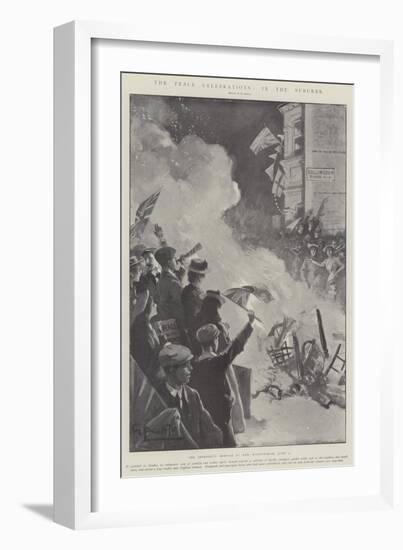 The Peace Celebrations, in the Suburbs-G.S. Amato-Framed Giclee Print