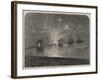 The Peace Commemoration at Brighton, Fireworks on the Chain Pier-null-Framed Giclee Print