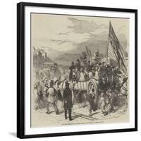 The Peace Commemoration, Country Cousins at the Illumination-null-Framed Giclee Print