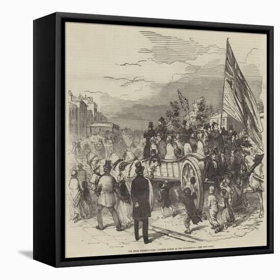 The Peace Commemoration, Country Cousins at the Illumination-null-Framed Stretched Canvas