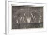 The Peace Commemoration, the Fireworks in Victoria-Park-null-Framed Giclee Print