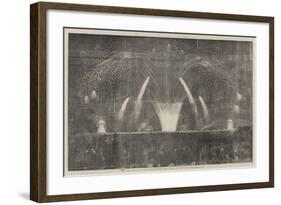 The Peace Commemoration, the Fireworks in Victoria-Park-null-Framed Giclee Print