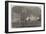 The Peace Commemoration, the Fireworks, Sketched from the Mall, in St James's Park-null-Framed Giclee Print