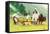 The Peace Corps in Ethiopia '-Norman Rockwell-Framed Stretched Canvas
