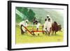 The Peace Corps in Ethiopia '-Norman Rockwell-Framed Giclee Print