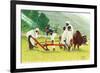 The Peace Corps in Ethiopia '-Norman Rockwell-Framed Giclee Print