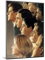 The Peace Corps (or JFK's Bold Legacy)-Norman Rockwell-Mounted Giclee Print