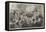 The Peace Illuminations, a Street Scene-George Housman Thomas-Framed Stretched Canvas