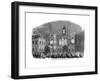 The Peace Illuminations - the Horse Guards, Whitehall Front, London, 1856-null-Framed Giclee Print