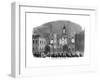 The Peace Illuminations - the Horse Guards, Whitehall Front, London, 1856-null-Framed Giclee Print