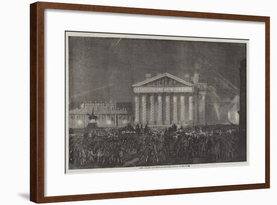 The Peace Illuminations, the Royal Exchange-null-Framed Giclee Print