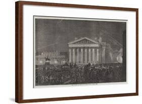 The Peace Illuminations, the Royal Exchange-null-Framed Giclee Print