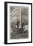 The Peace Rejoicings, Hoisting the Royal Standard at the Tower of London-null-Framed Giclee Print