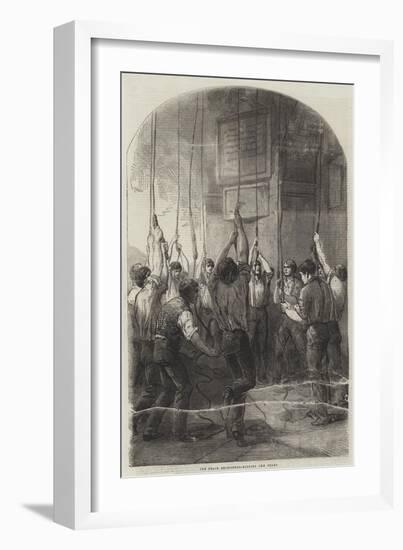 The Peace Rejoicings, Ringing the Bells-null-Framed Premium Giclee Print