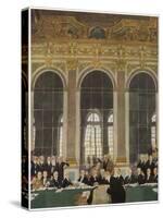 The Peace Treaty is Signed in the Palace of Versailles-Sir William Orpen-Stretched Canvas