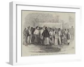 The Peace with China, Reading the Treaty at Pekin-Frederick John Skill-Framed Giclee Print