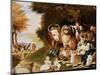 The Peaceable Kingdom, 1832-34 (See also 84503)-Edward Hicks-Mounted Giclee Print