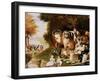 The Peaceable Kingdom, 1832-34 (See also 84503)-Edward Hicks-Framed Giclee Print