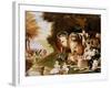 The Peaceable Kingdom, 1832-34 (See also 84503)-Edward Hicks-Framed Giclee Print