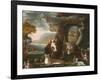 The Peaceable Kingdom and Penn’s Treaty, 1845-Edward Hicks-Framed Giclee Print