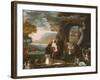 The Peaceable Kingdom and Penn’s Treaty, 1845-Edward Hicks-Framed Giclee Print