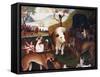 The Peaceable Kingdom-Edward Hicks-Framed Stretched Canvas