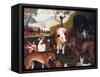 The Peaceable Kingdom-Edward Hicks-Framed Stretched Canvas