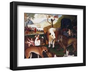 The Peaceable Kingdom-Edward Hicks-Framed Premium Giclee Print