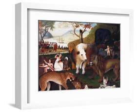 The Peaceable Kingdom-Edward Hicks-Framed Giclee Print