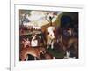 The Peaceable Kingdom-Edward Hicks-Framed Giclee Print