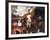 The Peaceable Kingdom-Edward Hicks-Framed Giclee Print