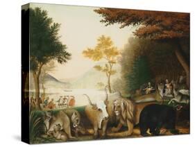 The Peaceable Kingdom-Edward Hicks-Stretched Canvas