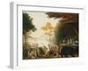 The Peaceable Kingdom-Edward Hicks-Framed Giclee Print