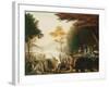 The Peaceable Kingdom-Edward Hicks-Framed Giclee Print