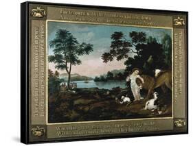 The Peaceable Kingdom-Edward Hicks-Framed Stretched Canvas