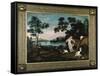 The Peaceable Kingdom-Edward Hicks-Framed Stretched Canvas