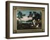 The Peaceable Kingdom-Edward Hicks-Framed Giclee Print