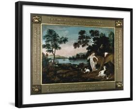 The Peaceable Kingdom-Edward Hicks-Framed Giclee Print