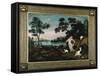 The Peaceable Kingdom-Edward Hicks-Framed Stretched Canvas