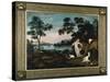 The Peaceable Kingdom-Edward Hicks-Stretched Canvas