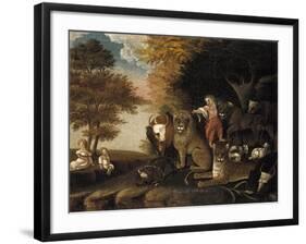 The Peaceable Kingdom-Edward Hicks-Framed Giclee Print