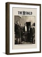 The Peacemaker and the Plenipotentiaries-null-Framed Art Print