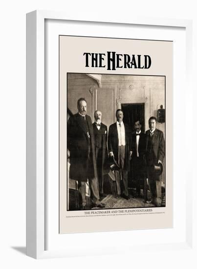 The Peacemaker and the Plenipotentiaries-null-Framed Art Print
