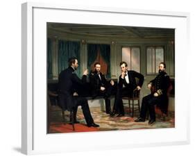 The Peacemakers, 1865-George Peter Alexander Healy-Framed Giclee Print