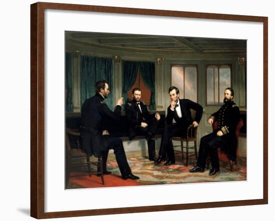 The Peacemakers, 1865-George Peter Alexander Healy-Framed Giclee Print