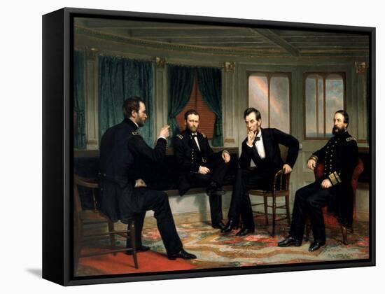 The Peacemakers, 1865-George Peter Alexander Healy-Framed Stretched Canvas