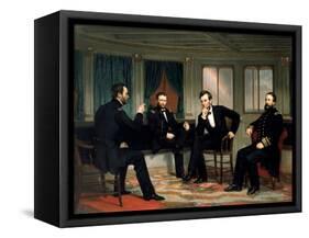 The Peacemakers-George P^A^ Healy-Framed Stretched Canvas